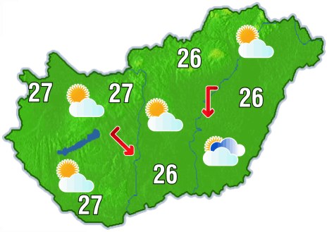 magyarország időjárás térkép A meteorológiai paraméterek | ENvironmental inFOrmation magyarország időjárás térkép