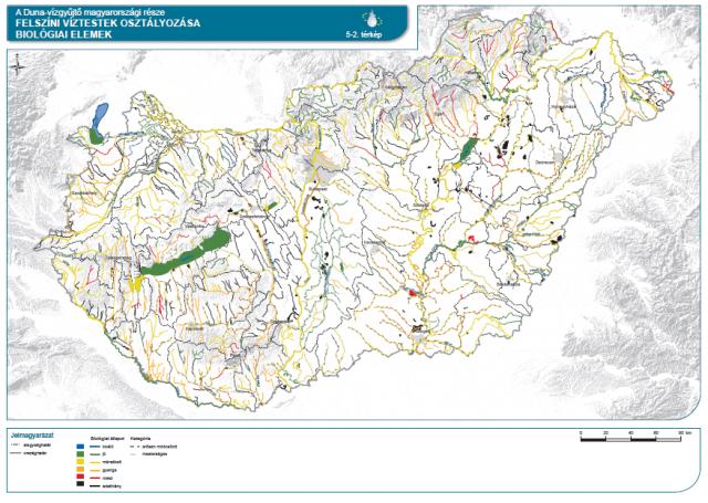Felszíni víztestek osztályozása-biológiai elemek