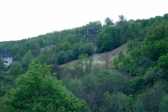 Ore preparation section ( crushing) of the abandoned flotation plant in Gyöngyös