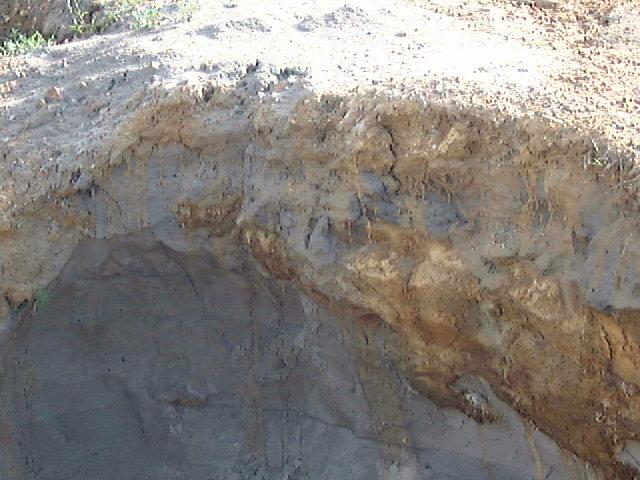 Depth profile of the flotation tailings dam in Gyönygösoroszi, Hungary