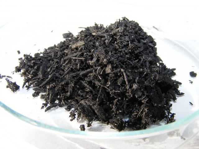 Bioszén miszkantuszból/Biochar from miscanthus