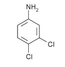 3,4-diklór-anilin szerkezeti képlete
