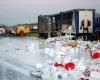 Több tonna festék ömlött az M7-es autópályára
